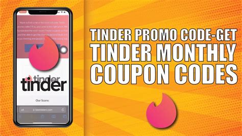 tinder dating promo code 2019